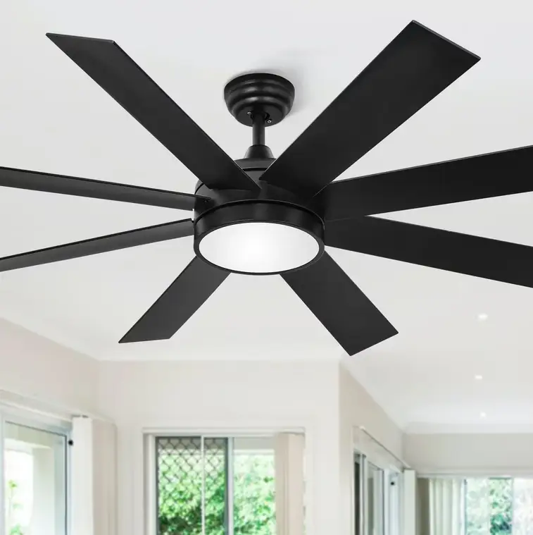 Ceiling fan installation in Palm Coast FL home by licensed electrician